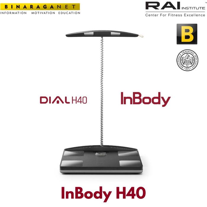 BINARAGANET x InBodyDial H40 Timbangan Tubuh Digital dengan Teknologi DSM-BIA 8 Titik Elektroda & Wi-Fi Otomatis untuk Pemantauan Kesehatan Keluarga