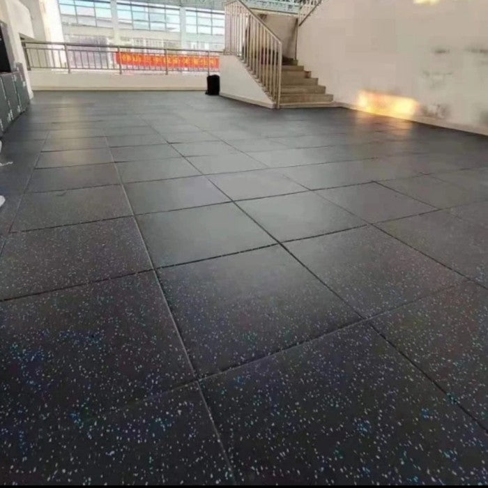 Rubber Tile Gym Floor 30mm-Lantai Karet