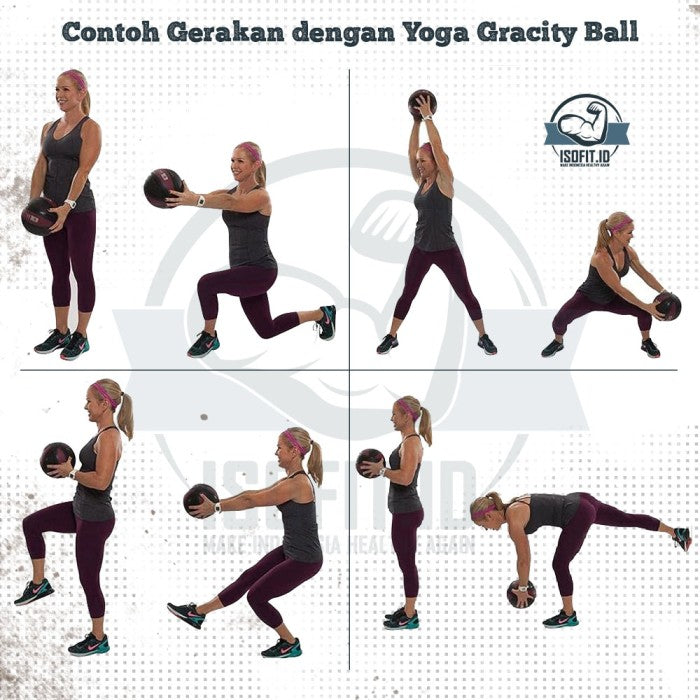 Yoga Fitness Gravity Gym Ball / Bola Yoga 1-10KG - 1 KG
