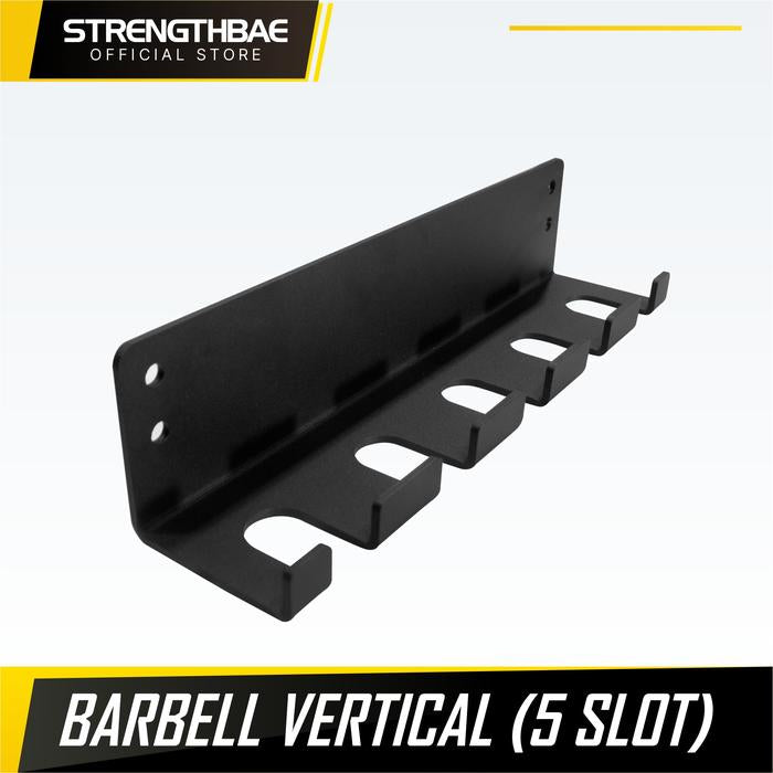 Wall Mount Plate and Barbell Storage STRENGTHBAE Weight Tree Wall Mounted Vertical Horizontal - Plate Storage