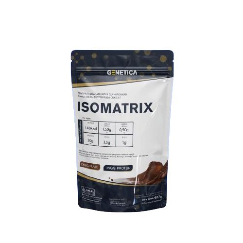 Genetica Isomatrix 2 Lbs Whey Protein Isolate Matrix - CHOCOLATE, Sachet Pwo