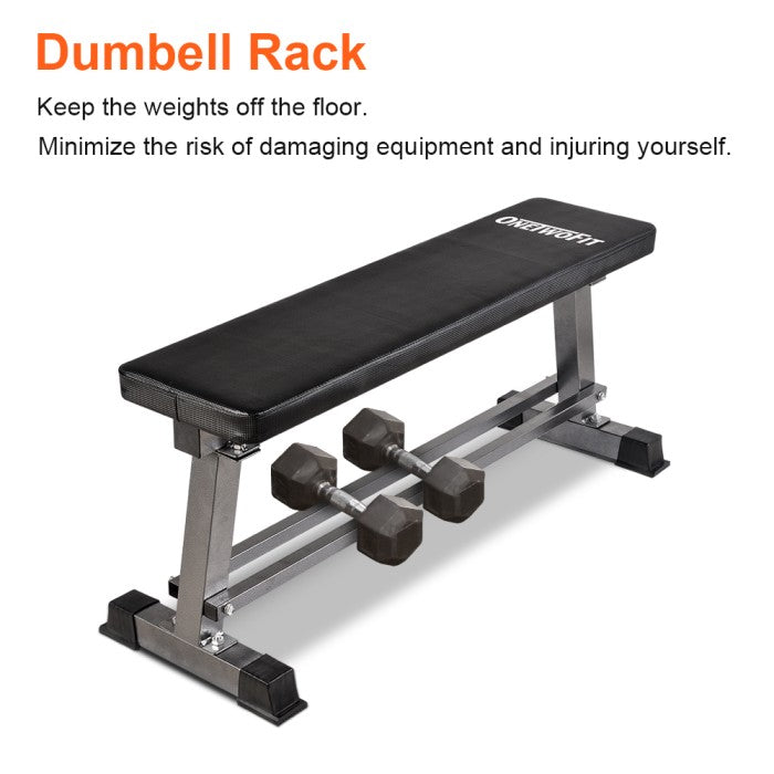 OneTwoFit Weightlifting Bench Dumbbell Stool Home Exercise Training