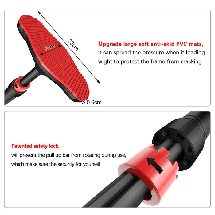 OneTwoFit Pull up bar alat olahraga Fitness Gym（No need to punch）