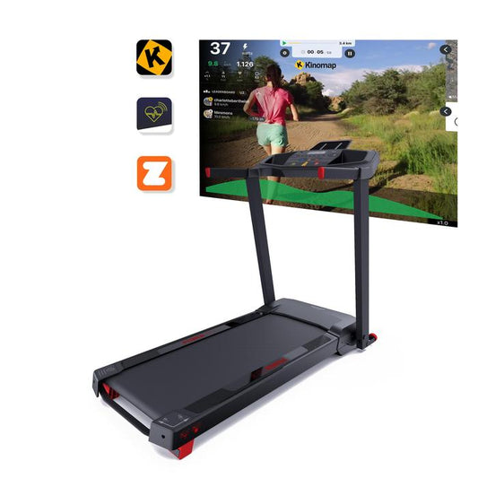 Decathlon Domyos Treadmill Run100E Smart Compact - 14 Km/Jam, 45⨯120 Cm - 8607158