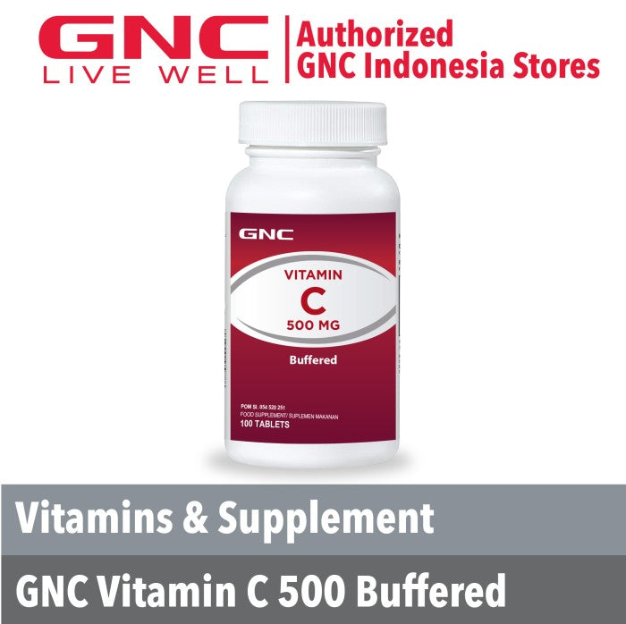 GNC BUFFERED VITAMIN C 500 - 100 TABLET (108167)