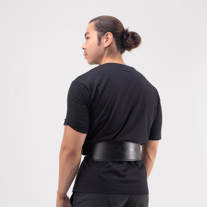 RUGHEN Weight Lifting Belt with Padding Sabuk Gym Fitness - M