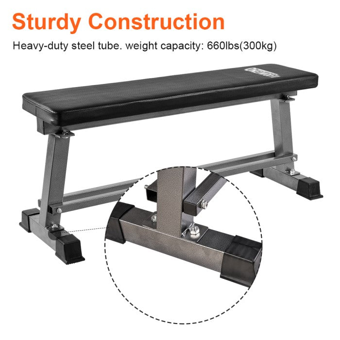 OneTwoFit Weightlifting Bench Dumbbell Stool Home Exercise Training