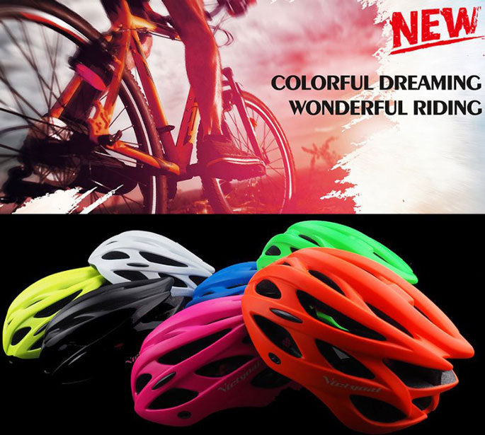 TaffSPORT Helm Sepeda EPS PVC Shell dengan Lampu Backlight - 1105