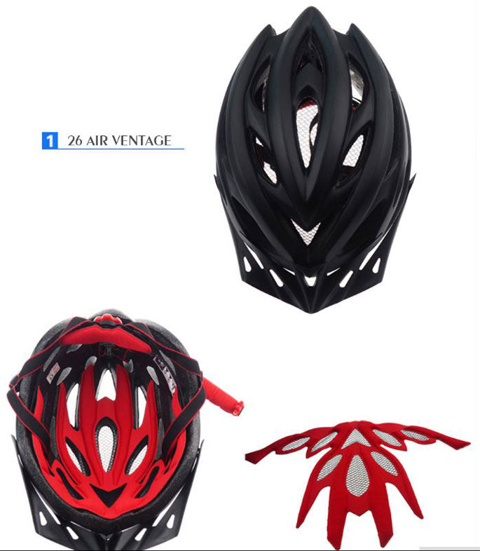 TaffSPORT Helm Sepeda EPS PVC Shell dengan Lampu Backlight - 1105