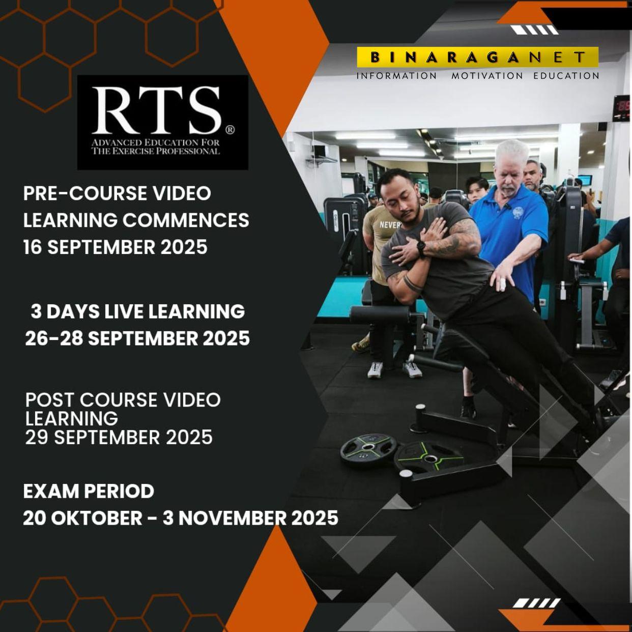 RTS Level 1 – Indonesia  Advanced Education for the Exercise Professional
