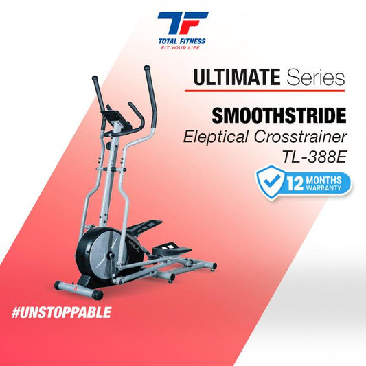 TOTAL FITNESS Alat Olahraga Rumah Big Elliptical Cross Trainer TL-388E