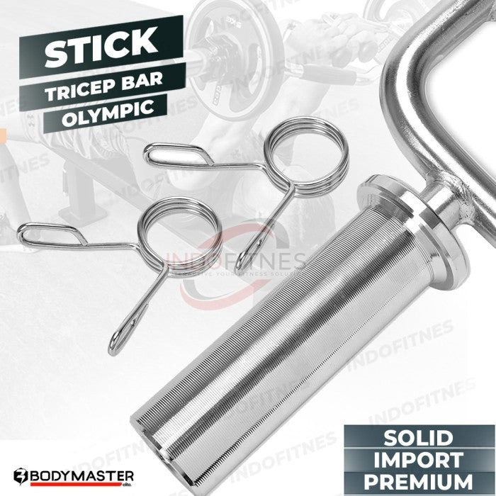 BODYMASTER Stick Tricep Diameter 5cm Triceps Chrome Bar Dumbell Barbel - Stick BM-A159