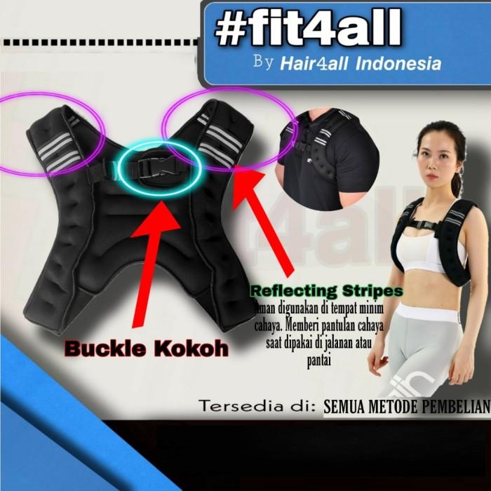 F359 Weighted Vest 10 kg Rompi Beban / Jaket beban Pasir Besi Gym