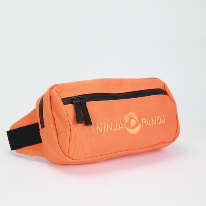 NINJA PANDA Waist Bag CrossFit NOBULL, Running Hiking Sports Waterproof Waxed Canvas ROGUE, ELEIKO Tas - Polar Grey