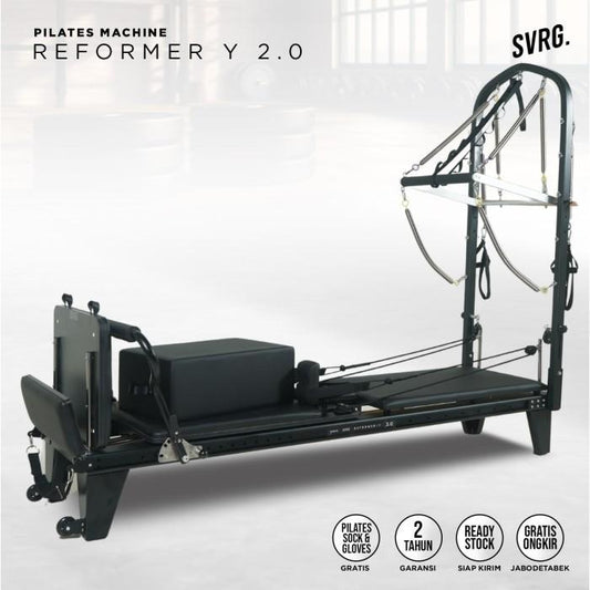 SVRG. Pilates Reformer Y 2.0 - Black Series - Alat Pilates