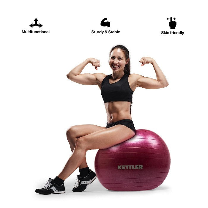 Kettler Yoga Ball 75cm - Burgundy 134-120