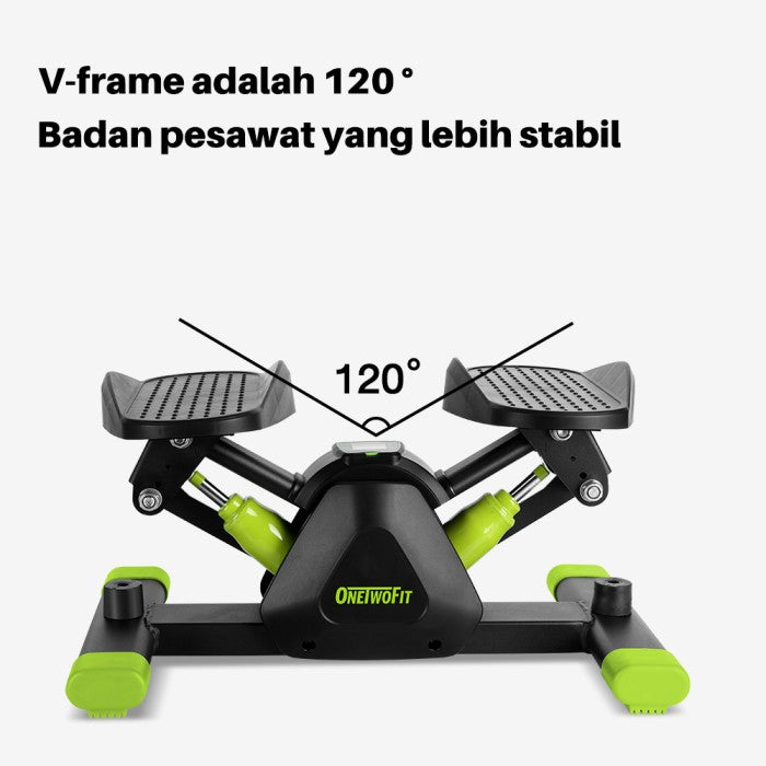 OneTwoFit Mini Stepper  Air Climber Steper Alat Fitness Olahraga