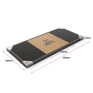 Xmaster Deadlift Platform Lantai Rubber Gym mat Tebal Kokoh PowerLifting Platform Fitness Heavy - Deadlift Platf