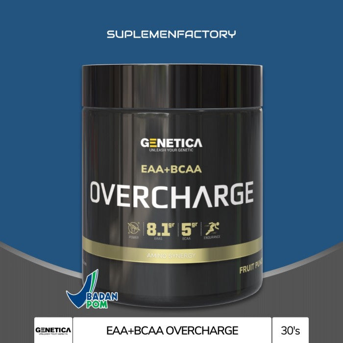 Genetica Overcharge EAA + BCAA Amino Synergy 300 Gram 30 Serving