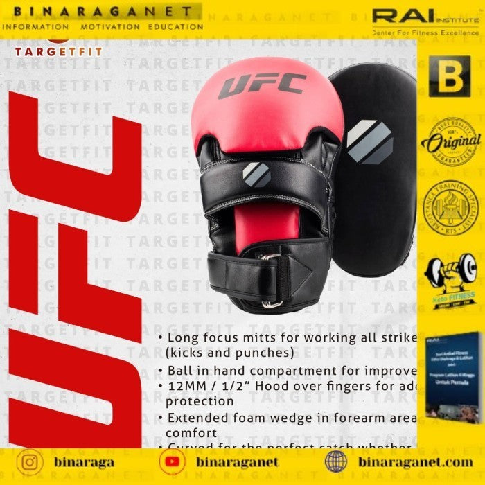 UFC CURVED FOCUS MITT LONG / FOCUS PAD / BOXING PAD / TARGET PAD