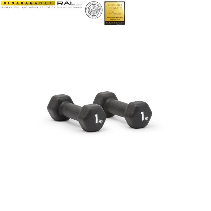 ADIDAS Dumbbell 1 KG x 2pcs Black ADWT-11401