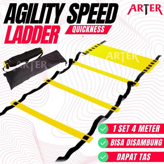 ARTER Agility Ladder Premium 4M Speed Ladder Drills Training Tangga