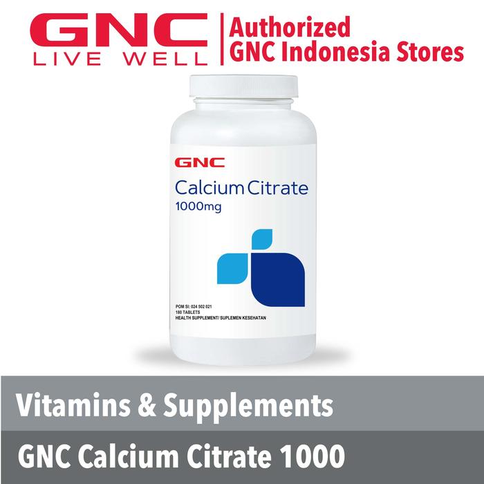 GNC CALCIUM CITRATE 1000 - 180 TABLET (097313)