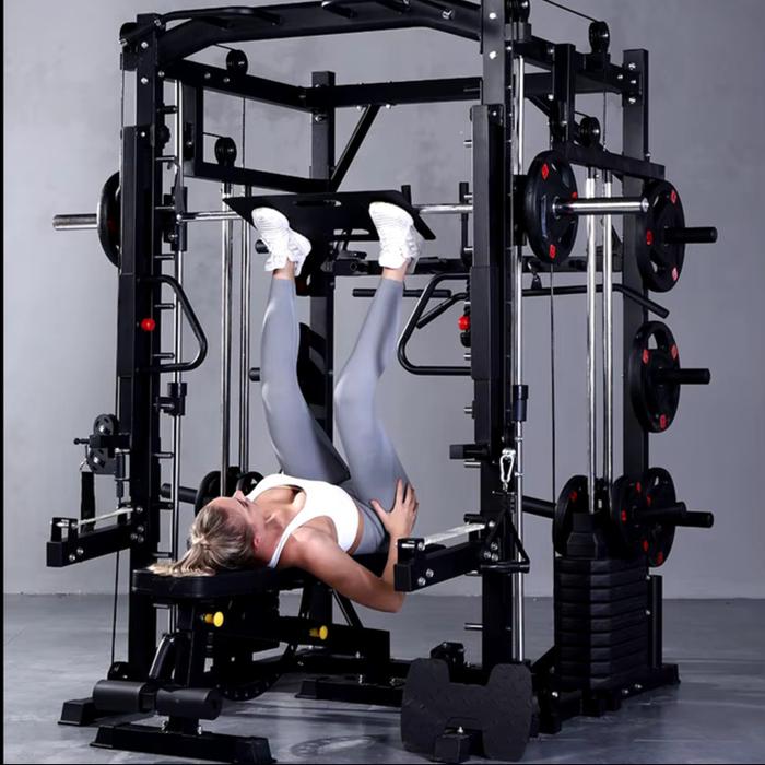 Smith Multi Fungsi USAFIT UF 019 Smith Machine 3D Fitness,Power Rack Fitness,Power Cage,Multi Fungsi Power Rack
