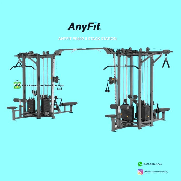 AnyFit Multi Station Gym 8 Stack / Comercial Premium Junggle System - pembayaran ke 2