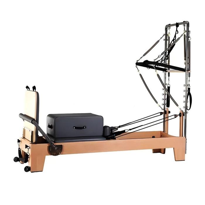 BLOOMS REFORMER WITH TOWER MAPLE BS-MT10 / PILATES REFORMER  Pilates Reformer- Training Exercise