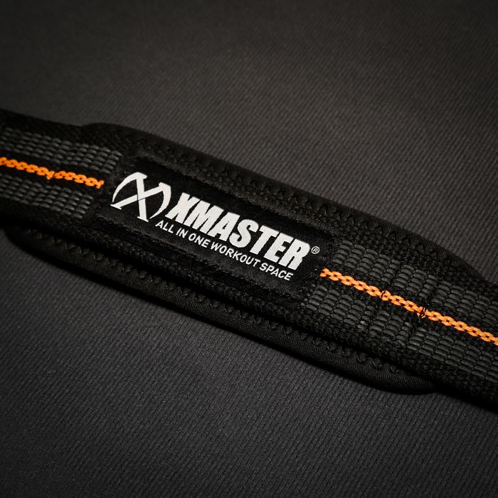 XMASTER Lifting Strap Deadlift – Strap Angkat Beban & CrossFit Grip strap angkat beban - Lifting Strap - Black