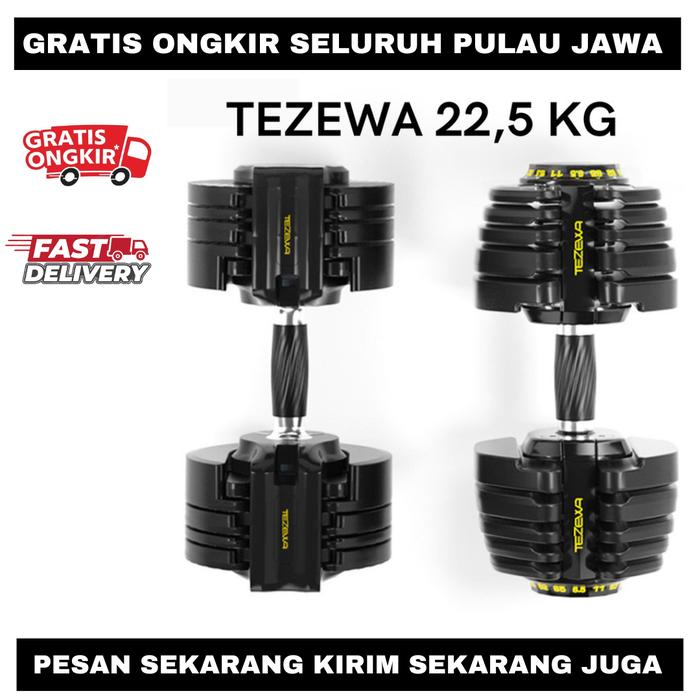 F216 TEZEWA 22.5 KG adjustable KETTLER dumbel dumbbell fitness gym