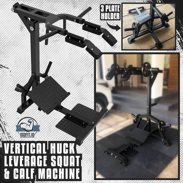 Vertical Huck Leverage Squat & Calf Machine / Alat Squat Multifungsi SD-5120HK