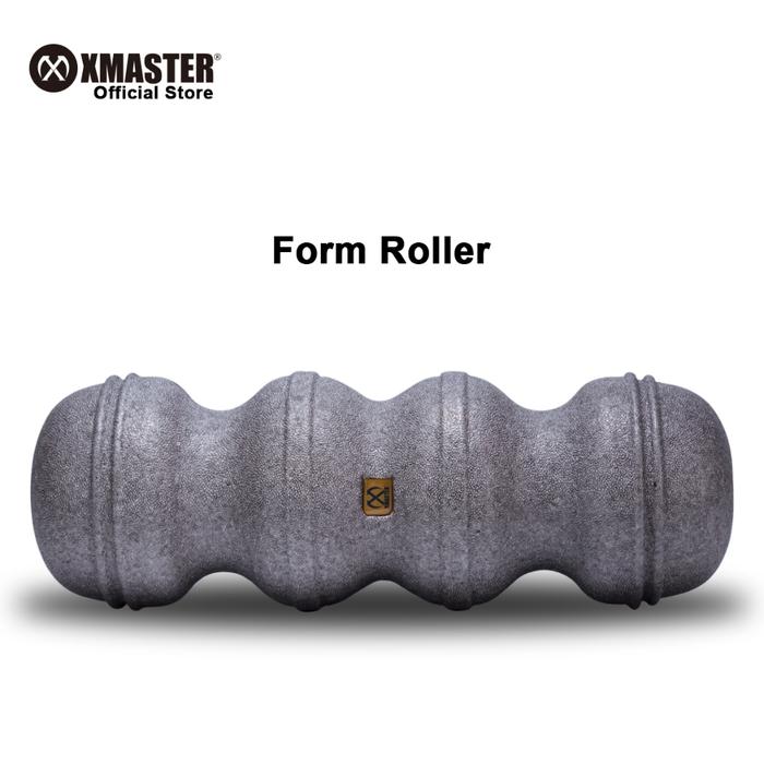 : XMASTER Foam Roller High Hardness Yoga Massage Otot Fitness Gym Recovery Pilates Peregangan Pemulihan Pijat otot - Grey-Hardness75