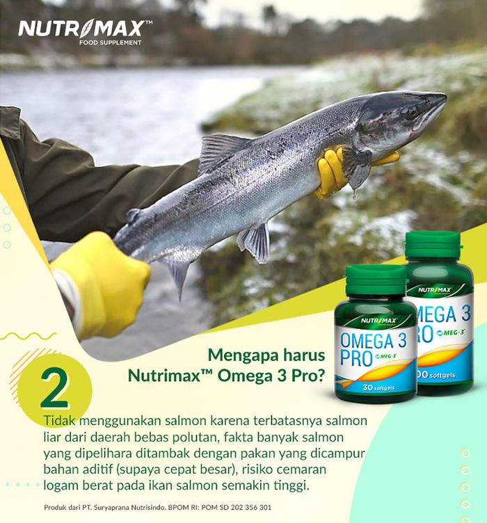Nutrimax Omega 3  Pro Softgels Minyak Ikan Fish Oil - 30 SOFTGELS
