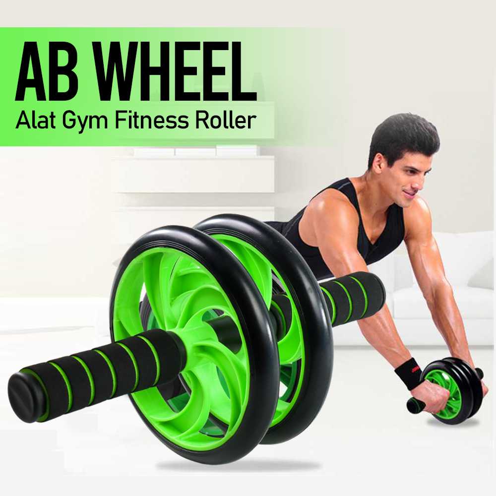 AB Wheel Sport Alat Gym Fitness Trainer Abs Roller - YY-1601