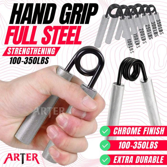 ARTER Hand Grip Besi Handgrip Aluminium FULL STEEL Alat Penguat Tangan - 100lbs