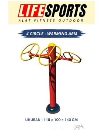 ALAT OLAHRAGA GYM OUTDOOR WARMING ARM 4 CIRCLE