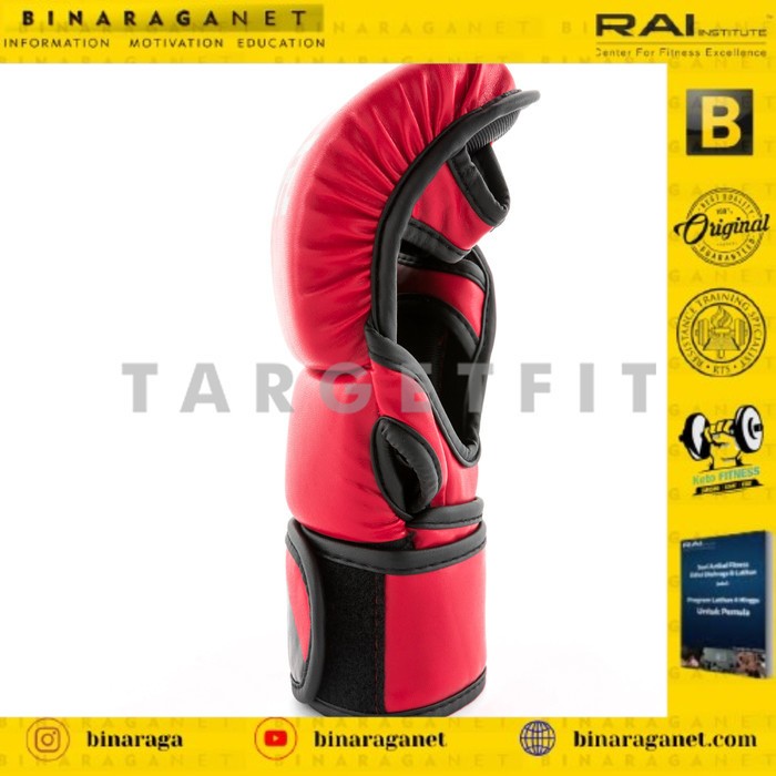 UFC CONTENDER MMA SPARRING GLOVES 8 OZ / SARUNG TINJU / BOXING - Merah