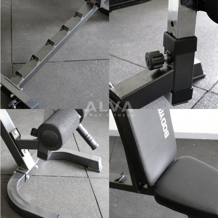 [BE-110] Adjustable Bench Bodymaster Sit-Up Bangku Fitnes Fitness Gym
