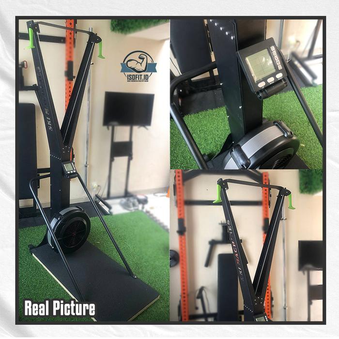 Air Resistance Ski Machine / Mesin Ski dalam Ruangan Tekanan Udara dengan LCD