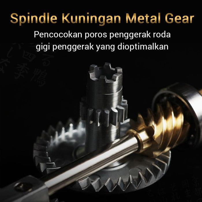 OneTwoFit Reel Pancing Metal HE Series Max Drag10KG High Speed - HE500