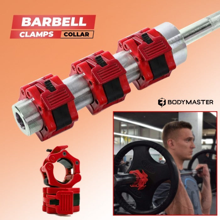BODYMASTER Barbell Dumbell 5cm Collar Clamp Pengunci Penjepit Bar - Hitam