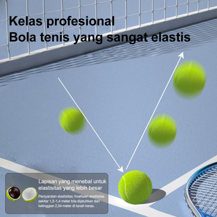 OneTwoFit Raket Tennis Set Pelatih Tenis Alat Olahraga Tenis Lapangan