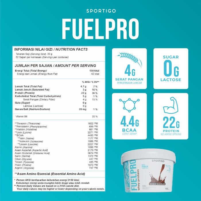 Sportigo Whey Protein Fuel Pro - FUEL PRO CHOCO