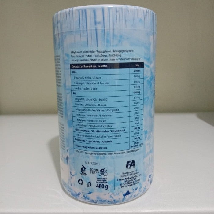 FA HydroAmino 480 Gram FA ICE Hydro Amino