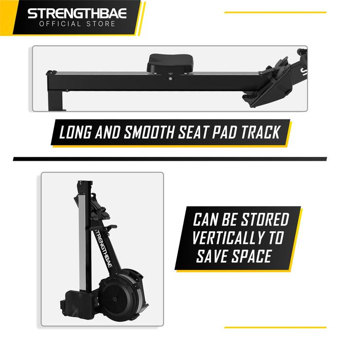 Air Rower STRENGTHBAE Crossfit Commercial Grade Rowing Machine Cardio