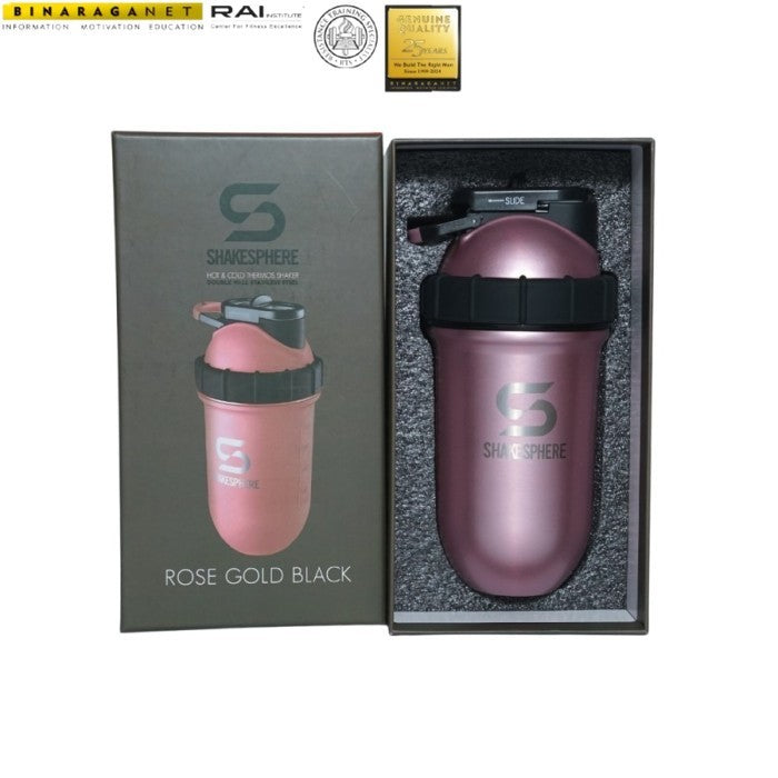 SHAKESPHERE TUMBLER STEEL 986 ML - ROSE GOLD