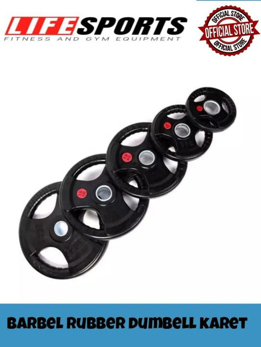 barbel rubber dumbell 5 kg diameter 5 cm