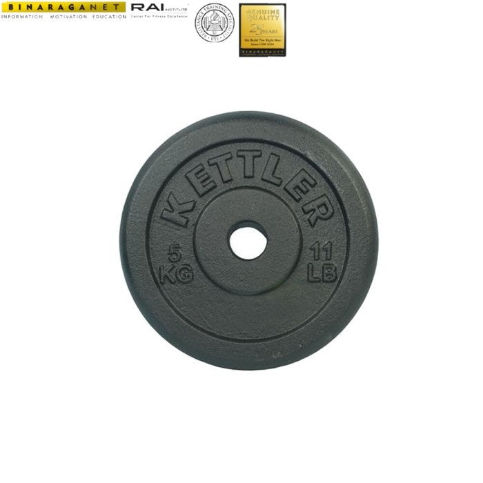 Kettler Cast Iron Weight Plate 5KG 0877-000 / 803-020